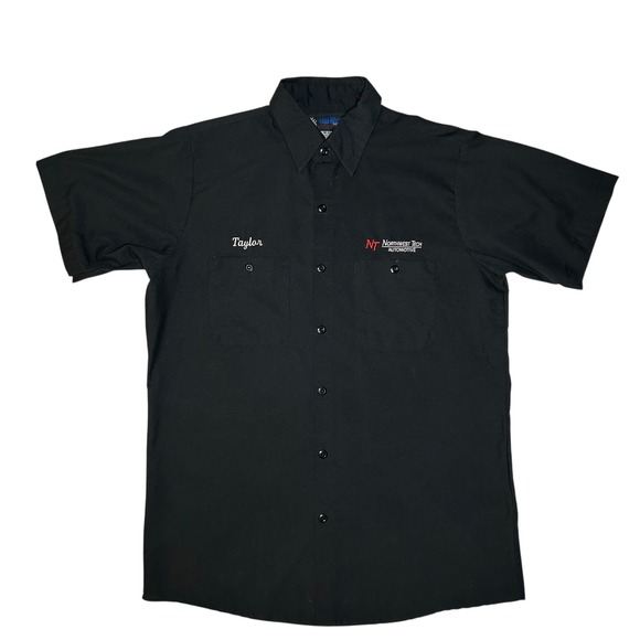 UniWeave by UniFirst Other - UniWeave by UniFirst Soft Comfort Mens Charcoal Short Sleeve Work Shirt Size M